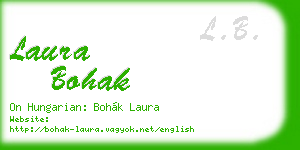 laura bohak business card